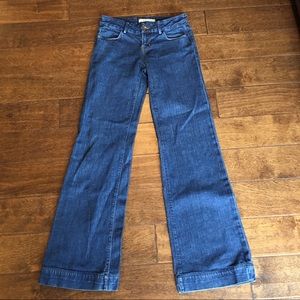 J Brand Hipster Mid-Rise Flare Jeans, 26